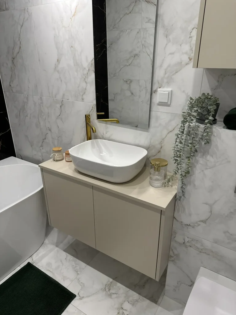 Meble łazienkowe — realizacja KS Meble 14