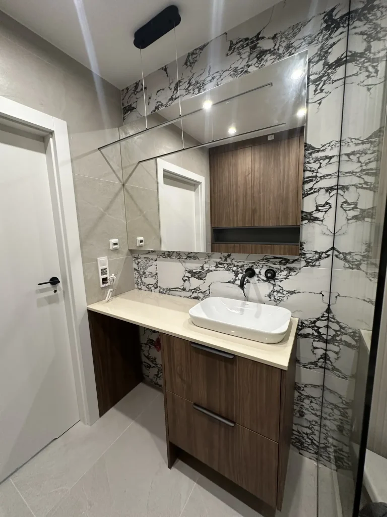 Meble łazienkowe — realizacja KS Meble 17