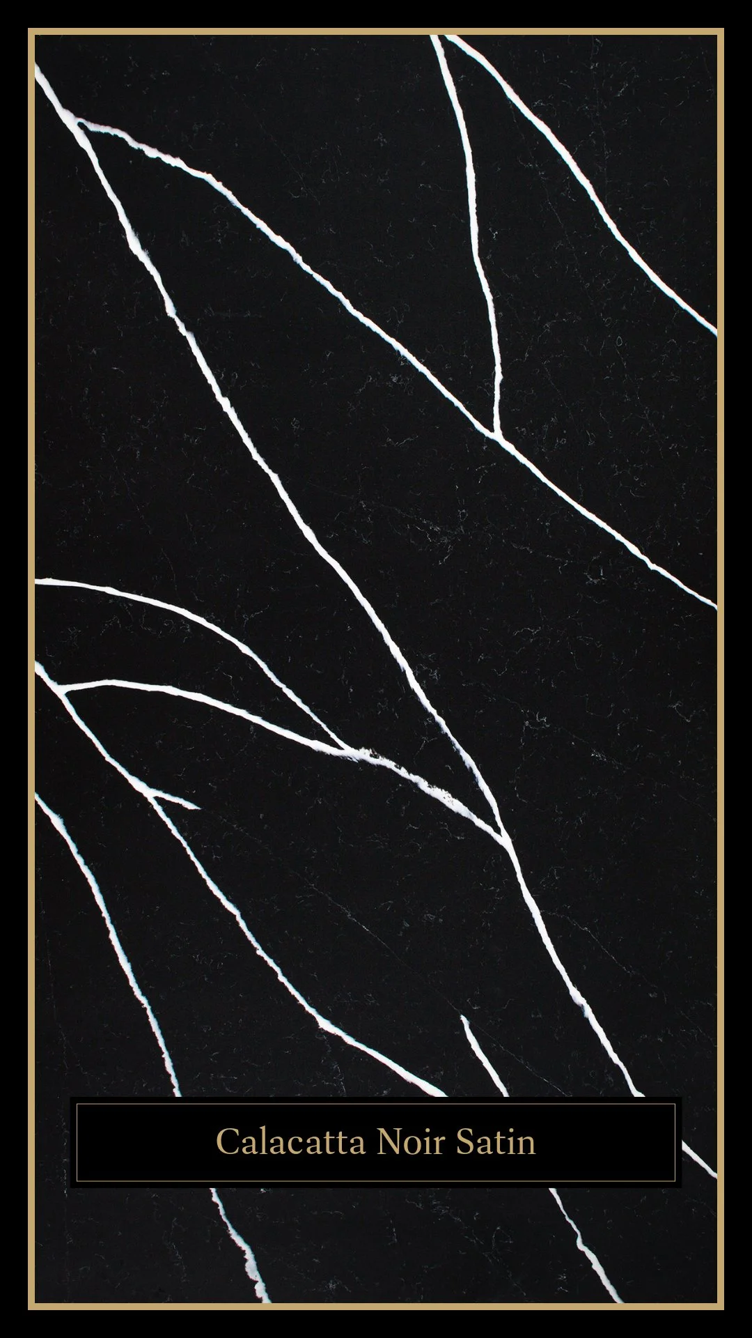 Konglomerat — wzór Calacatta Noir Satin